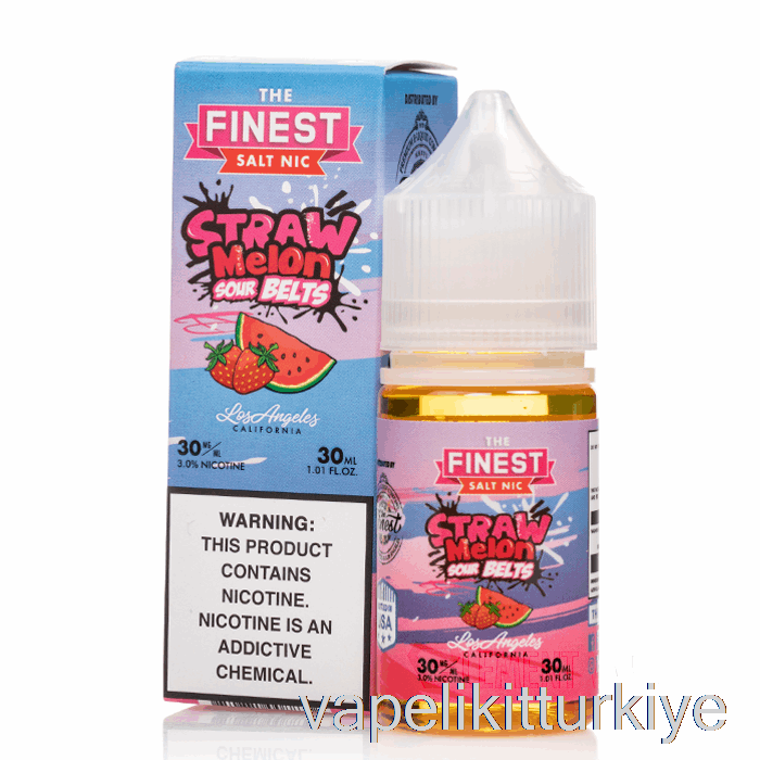 Vape Türkiye Saman Kavun Ekşi Kemerler - En Iyi şeker Baskısı Salt Nic - 30ml 50mg